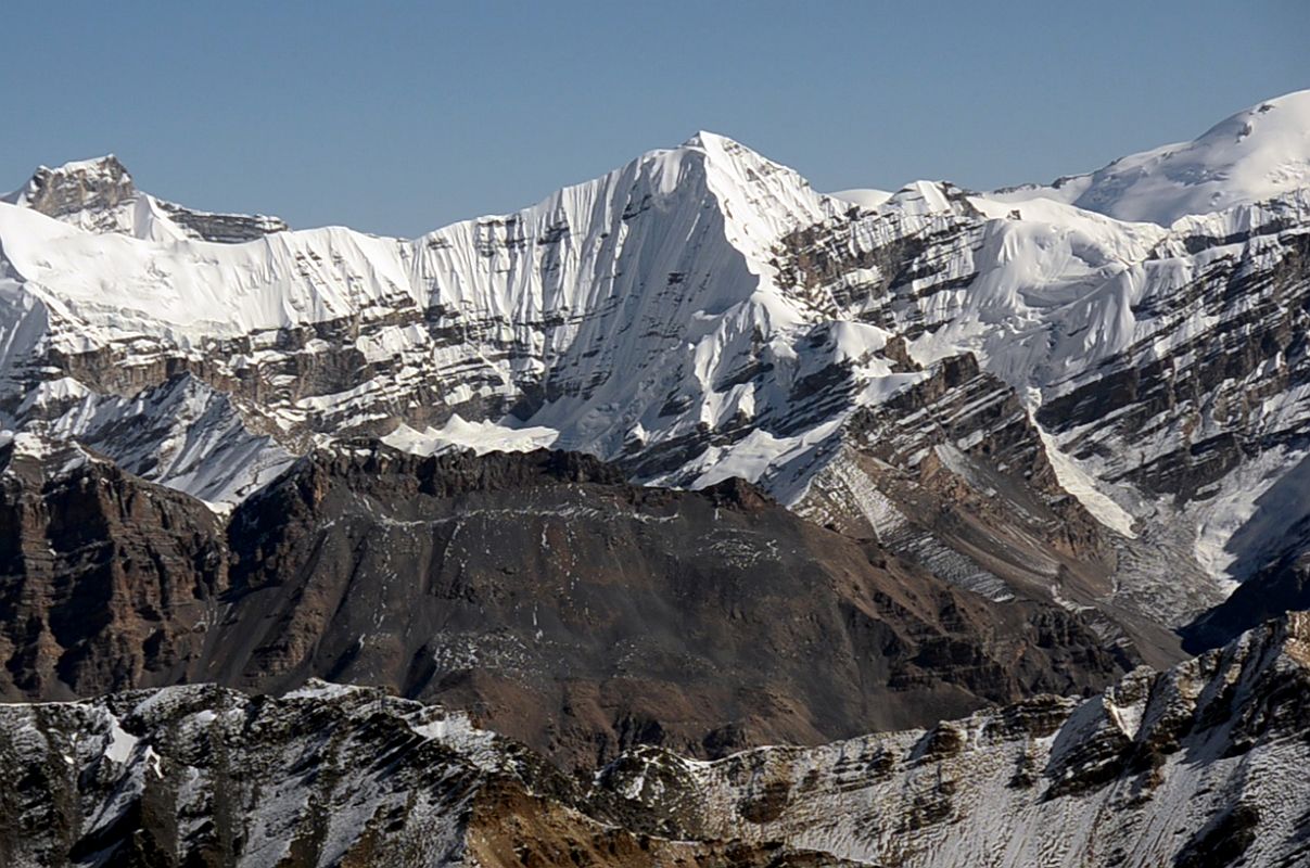 18C Amotsang Close Up From Chulu Far East Summit Panorama 